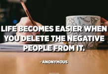 Getting rid of negativity this year!